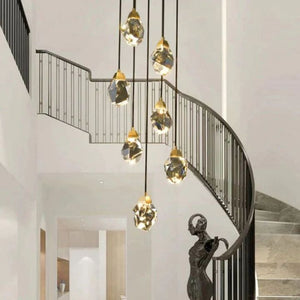 Isaro Faceted Round Pendant For Dining Room - view 5