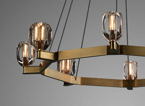 Canson Circular Modern Chandelier For Living Room - view 7