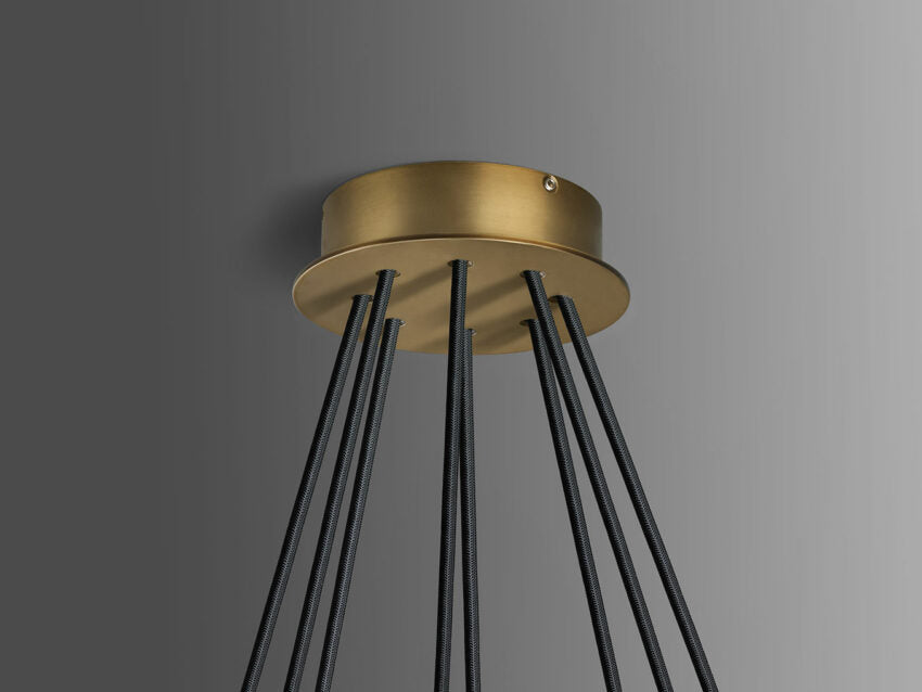 Canson Circular Modern Chandelier For Living Room - view 10