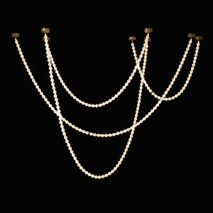 Alabaster Pearl Necklace Chandelier - view 2