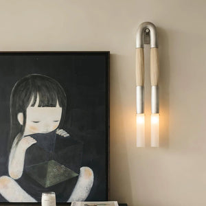 Double Head Antonia Horsehair Sconce, glass wall sconce - view 21