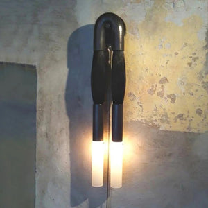 Double Head Antonia Horsehair Sconce, glass wall sconce - view 23