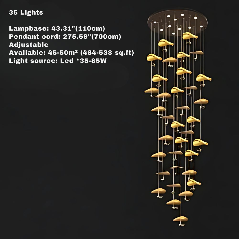 Jenissa Vintage Staircase Chandelier