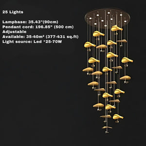 Jenissa Vintage Staircase Chandelier