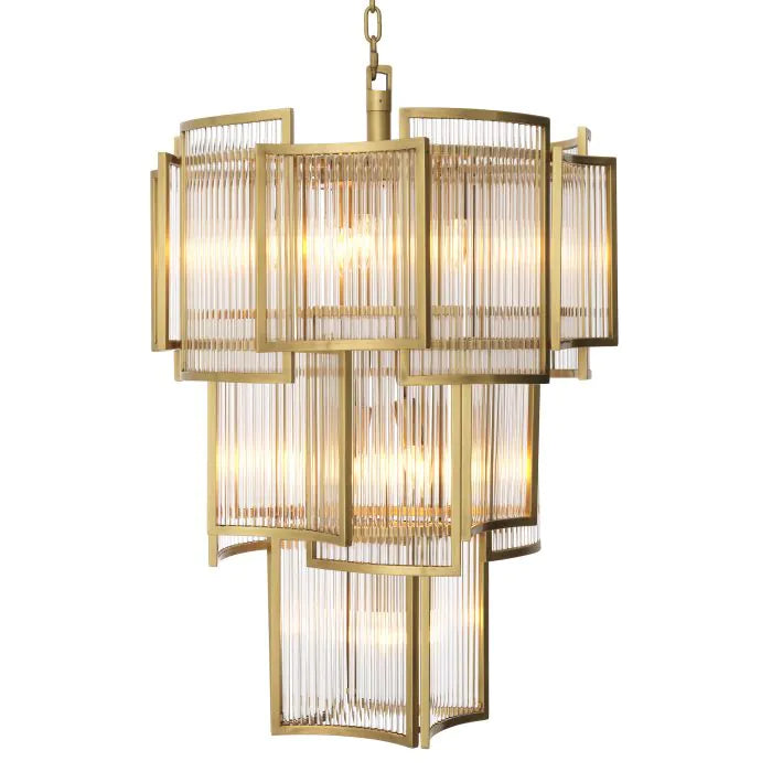 Jet Set Modern Chandelier - Gold/Nickel/Antique Brass - view 13