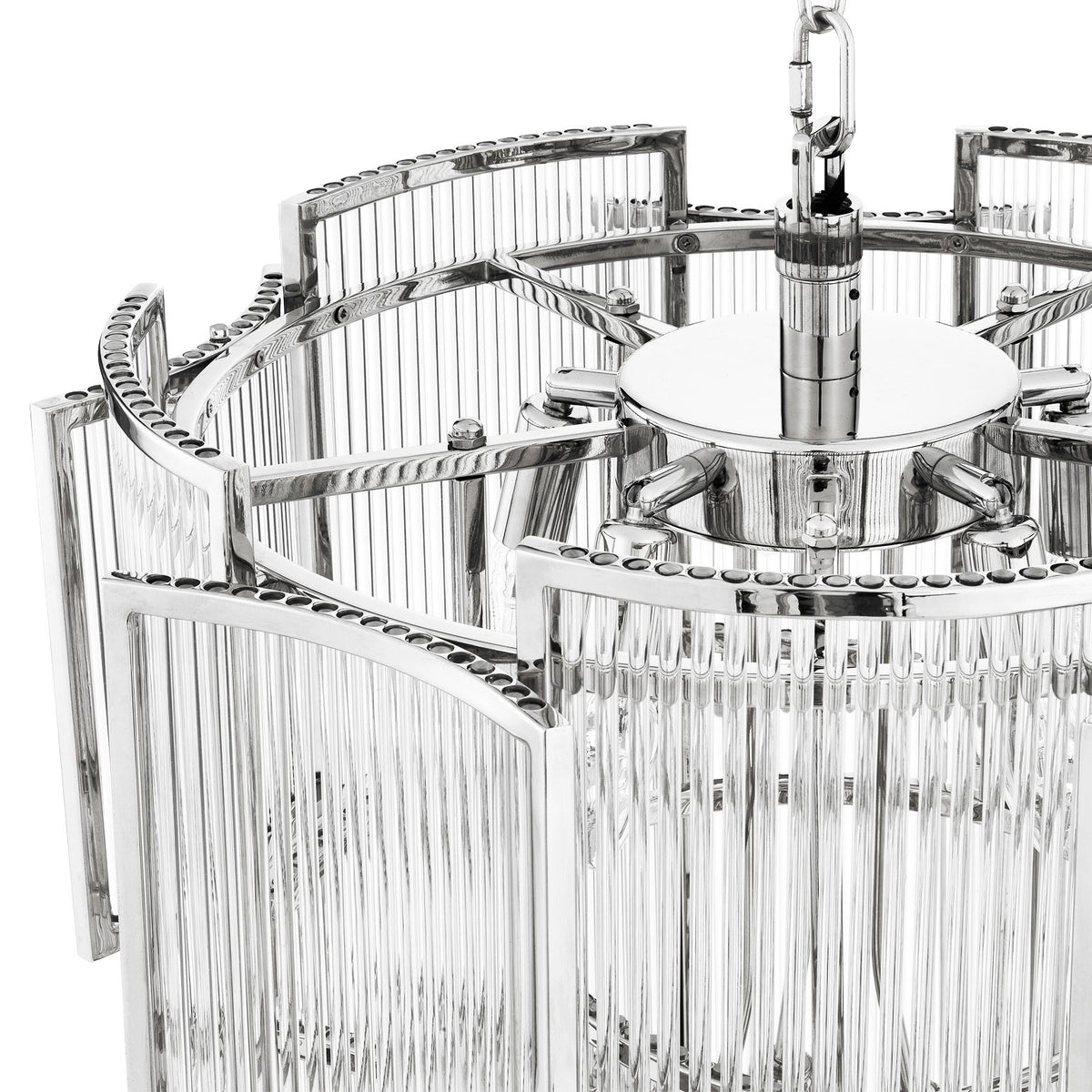 Jet Set Modern Chandelier - Gold/Nickel/Antique Brass - view 11