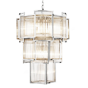 Jet Set Modern Chandelier - Gold/Nickel/Antique Brass - view 6