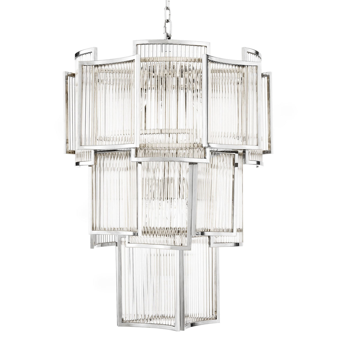 Jet Set Modern Chandelier - Gold/Nickel/Antique Brass - view 8