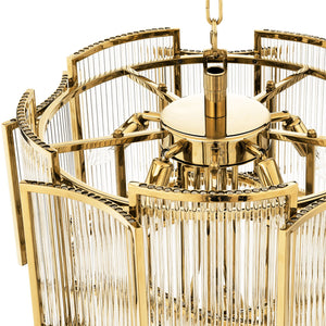 Jet Set Modern Chandelier - Gold/Nickel/Antique Brass - view 4