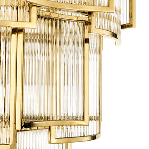 Jet Set Modern Chandelier - Gold/Nickel/Antique Brass - view 3