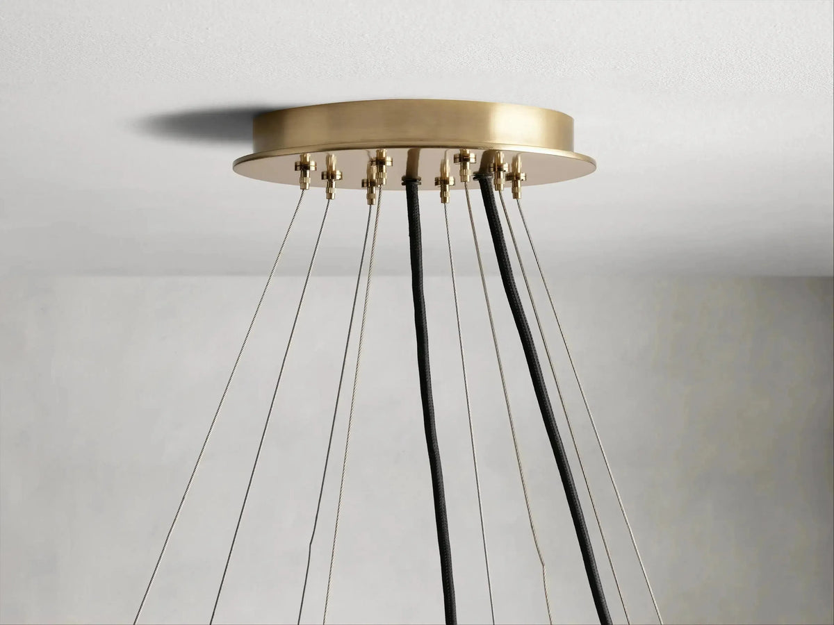 Jeunet 2-Tier Round Chandelier 47''60'', two-tier - view 4