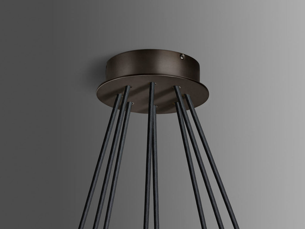 Canson Circular Modern Chandelier For Living Room - view 11