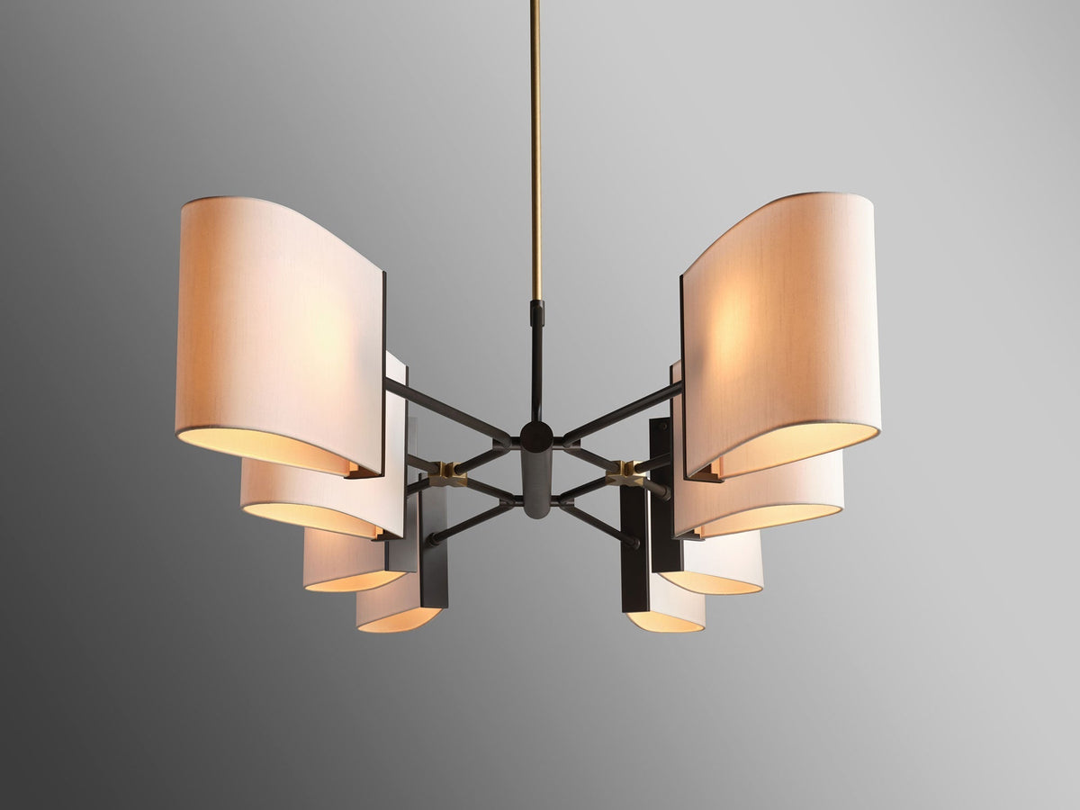 Dessay Linear Chandelier, solid brass - view 5