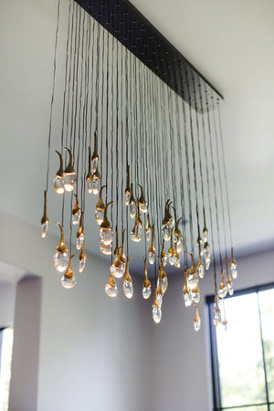 Modern Creative Seed Crystal Chandelier for Dining Room - view 12