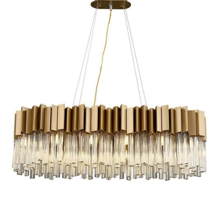 Kubica Oval Crystal Chandelier - view 10