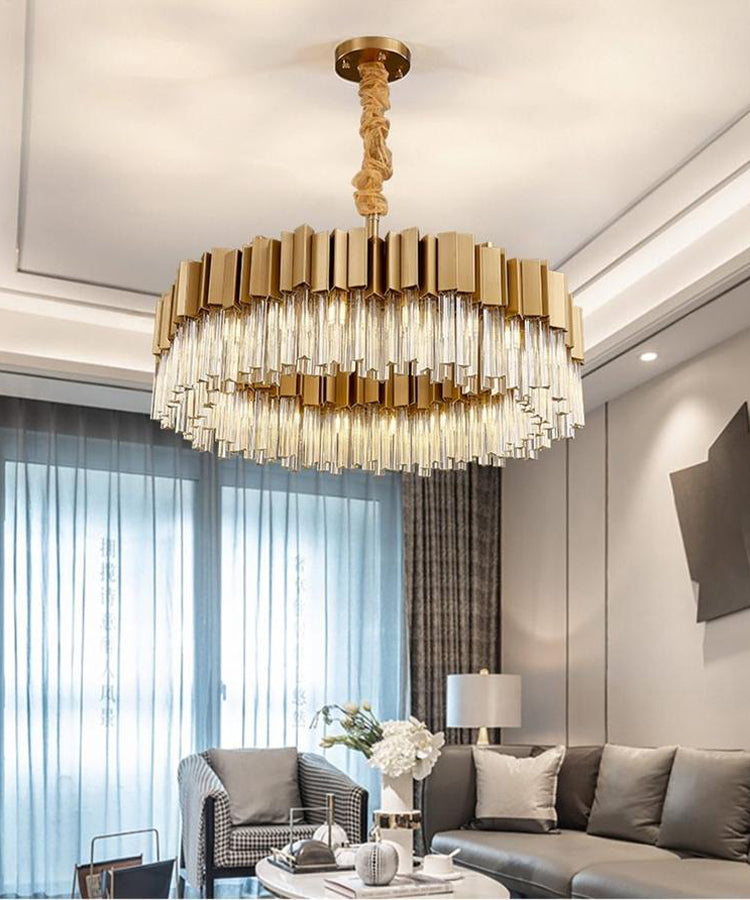 Kubica Round Crystal Chandelier - view 4