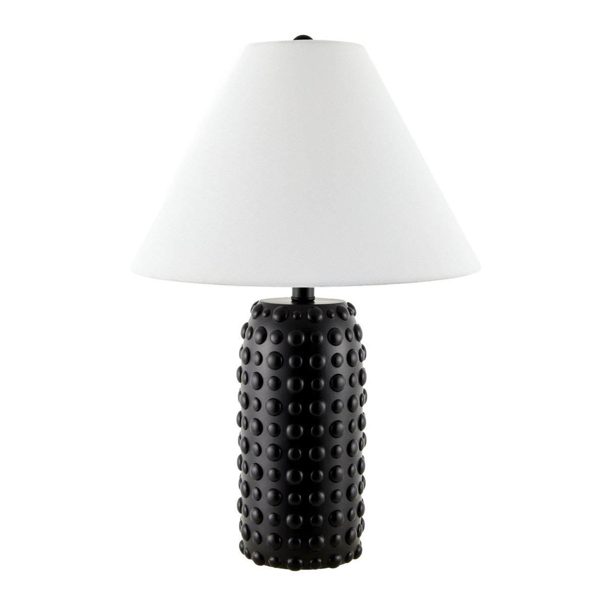 Modern European furniture - Bobbled Base Accent Table Lamp