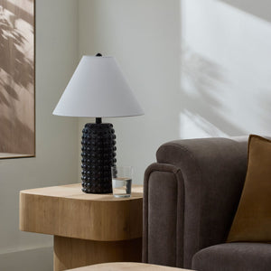 Modern European furniture - Bobbled Base Accent Table Lamp