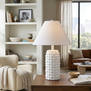 Modern European furniture - Bobbled Base Accent Table Lamp
