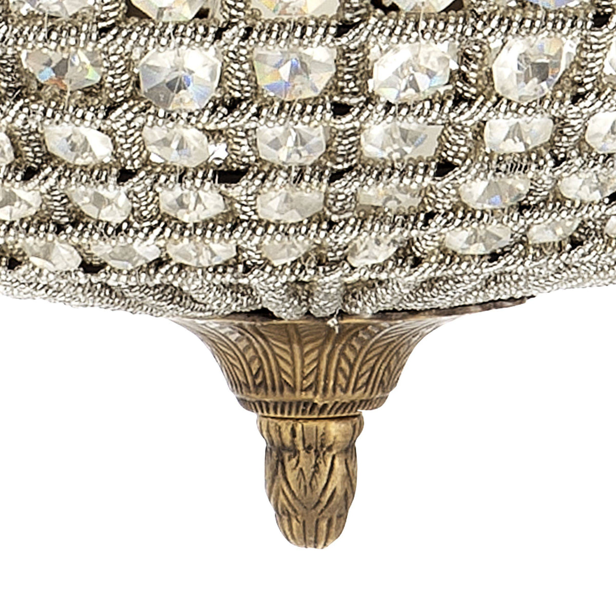 Eternity Oval M Modern Brass Chandelier - Brass - view 2