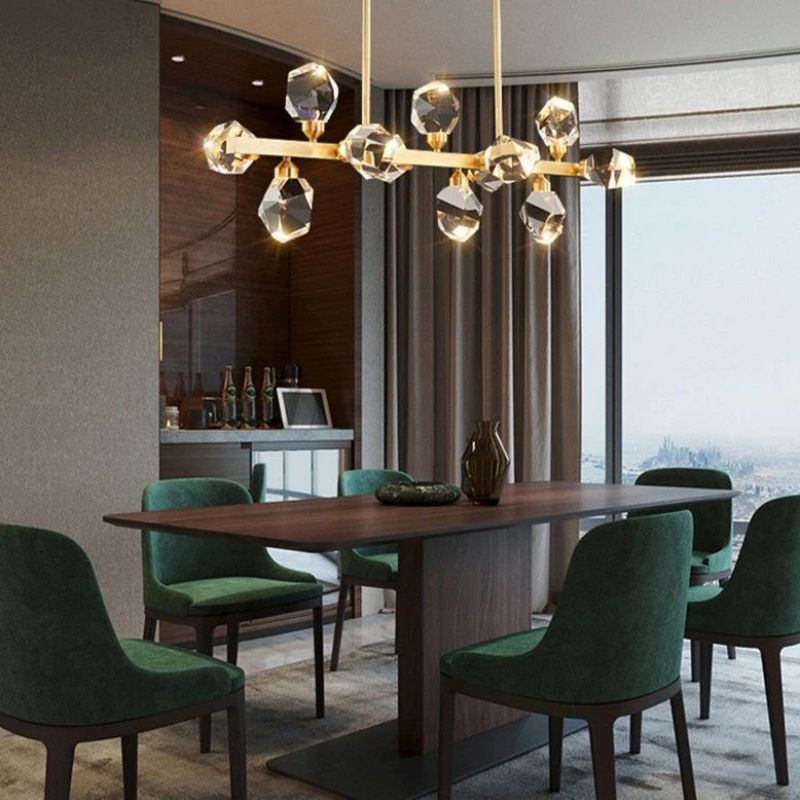 Nicole Crystal Linear Chandelier - view 11