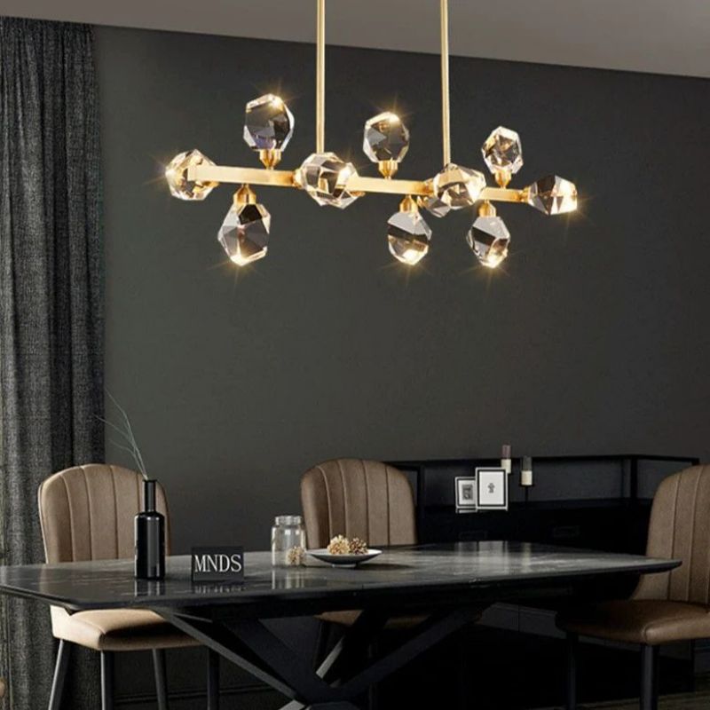 Nicole Crystal Linear Chandelier - view 17