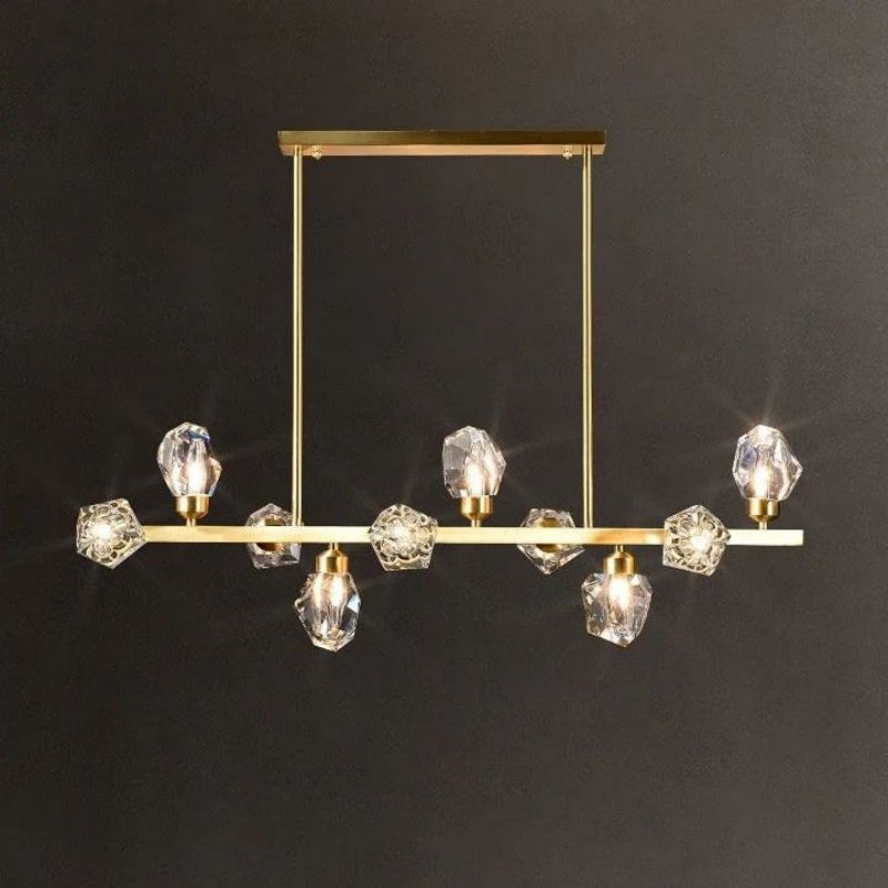 Nicole Crystal Linear Chandelier - view 2