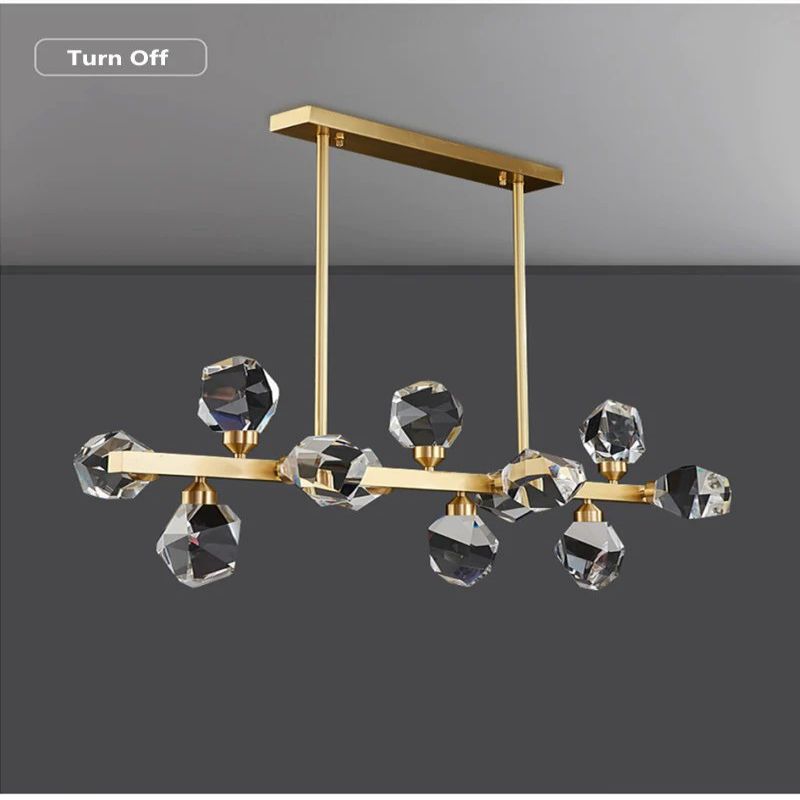 Nicole Crystal Linear Chandelier - view 4