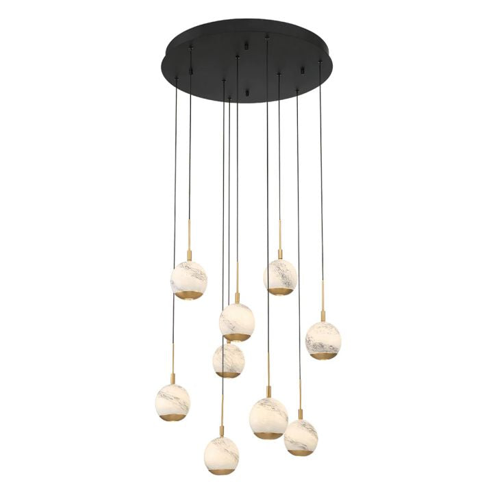 Kimma Lights Round LED Chandelier - view 2