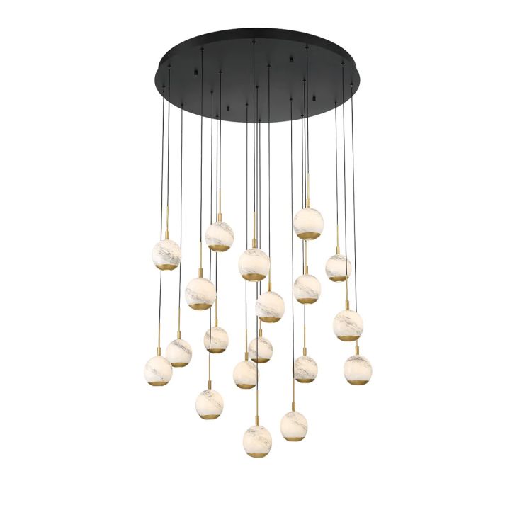 Kimma Lights Round LED Chandelier - view 4