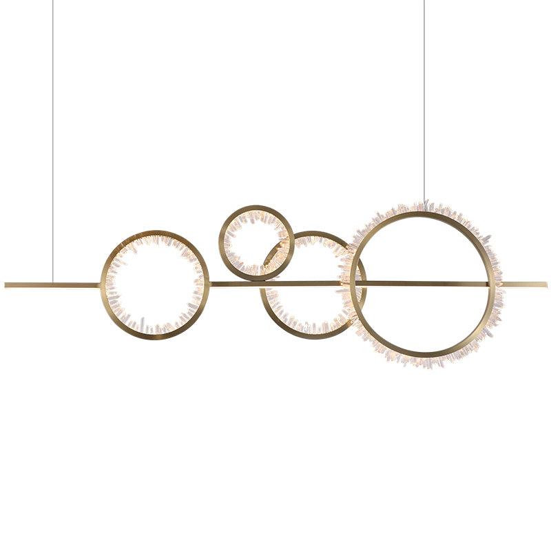 Primary Crystal Cluster Kitchen Island Chandelier - view 4