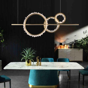 Primary Crystal Cluster Kitchen Island Chandelier - view 2
