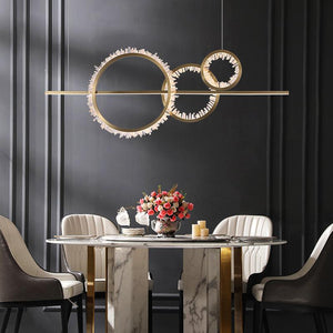 Primary Crystal Cluster Kitchen Island Chandelier - view 3