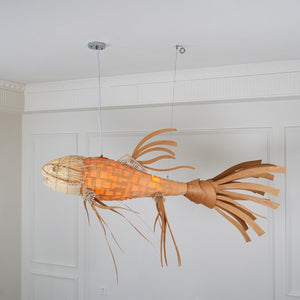 Koi Crystal Spiral Chandelier - view 9