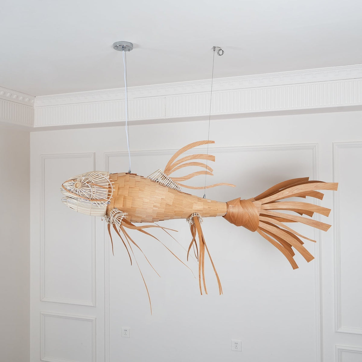 Koi Crystal Spiral Chandelier - view 48