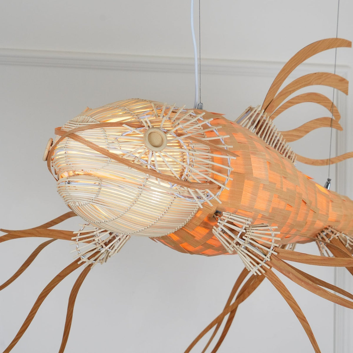 Koi Crystal Spiral Chandelier - view 43