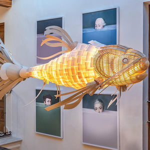 Koi Crystal Spiral Chandelier - view 32