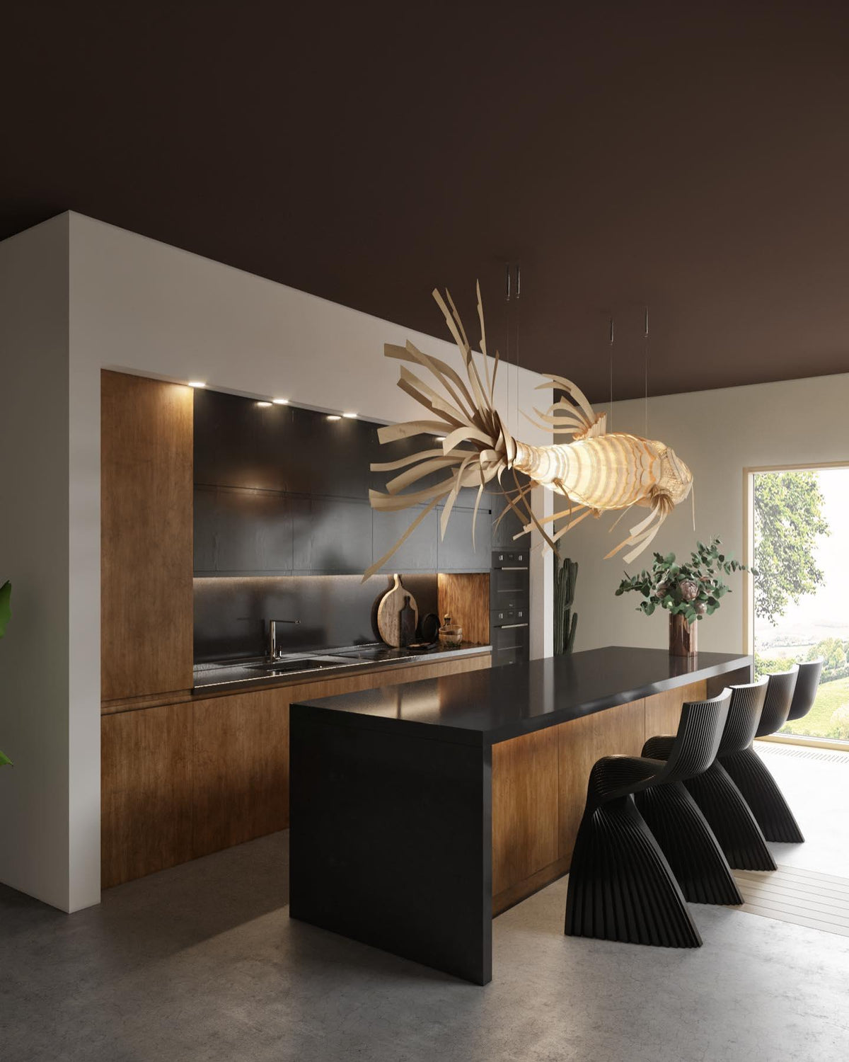 Koi Crystal Spiral Chandelier - view 31