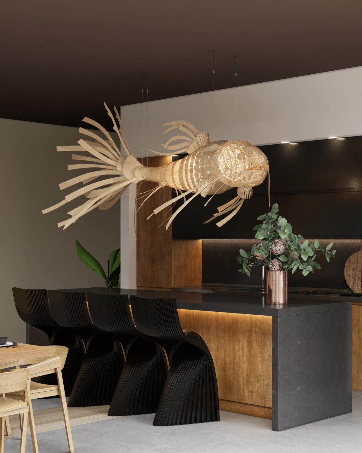 Koi Crystal Spiral Chandelier - view 24