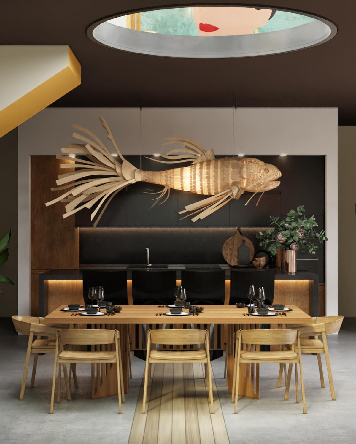 Koi Crystal Spiral Chandelier - view 35