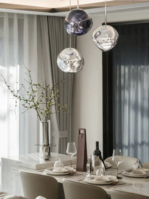 Modern Rock Glass Special Shape Pendant Lighting, chandelier - view 5