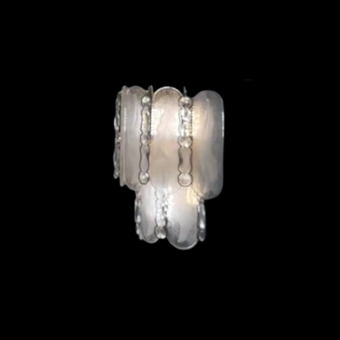 Modern Feather Crystal Chandelier in Chrome/Gold Finish for High/Low-ceiling - view 4