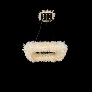 Modern Round/Oval/Linear/Square Natural Crystal Chandelier - view 3