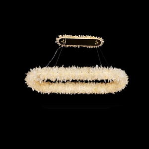 Modern Round/Oval/Linear/Square Natural Crystal Chandelier - view 4