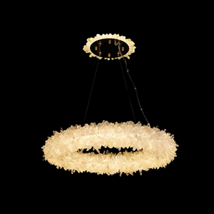 Modern Round/Oval/Linear/Square Natural Crystal Chandelier - view 5