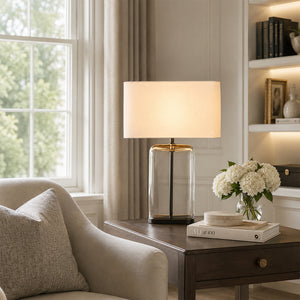 Lacore Clear Glass Table Lamp - view 6