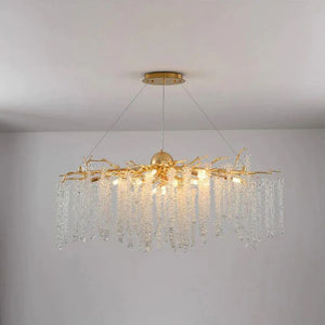 Lacuna white branch chandelier - view 3