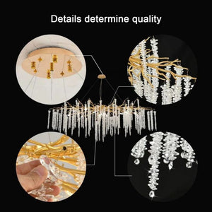 Lacuna white branch chandelier - view 6