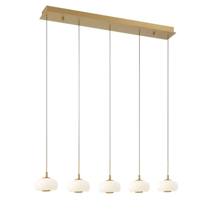 Lanterns 5 Light Linear LED Chandelier - view 3