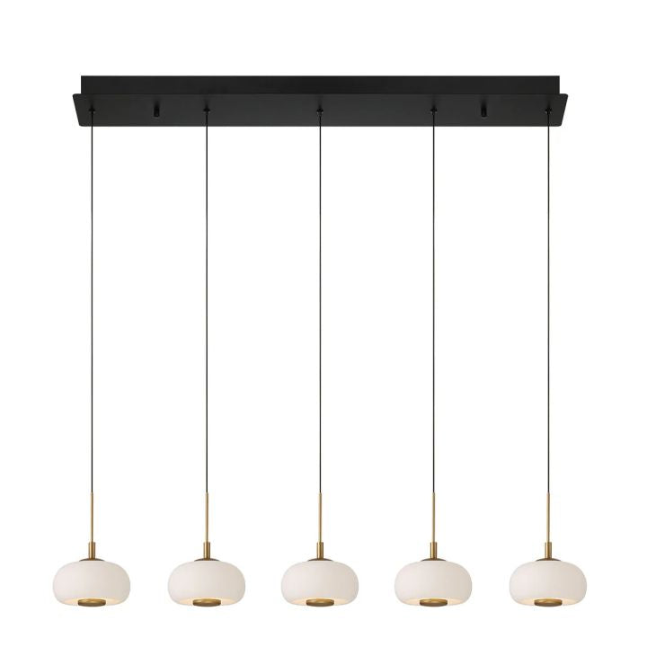 Lanterns 5 Light Linear LED Chandelier - view 2